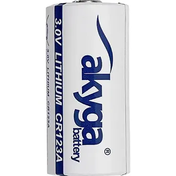 Článková baterie Akyga CR123 fotobaterie CR-123A Li-MnO2 1500 mAh 3 V 1 ks