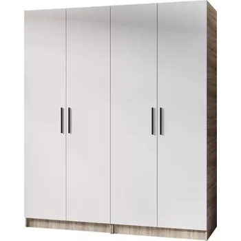 Ložnicová sestava Skříň 2x Gold 2D dub sonoma/bílá