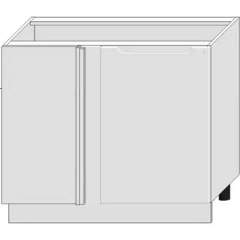 Kuchyňská skříňka Zoya Dnp Pl bílý puntík/bílá