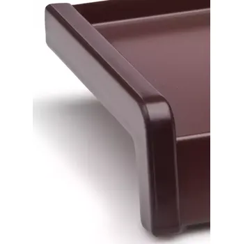Parapet Koncovka k pvc parapetům - hněda