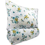 Flanelové povlečení 140x200, 70x90 Olivie blue