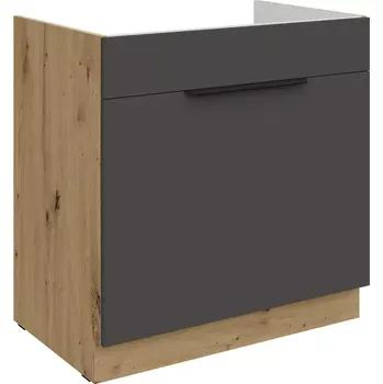 Kuchyňská skříňka Aria GR/AR Anti Fingerprint 80zl 1s Bb