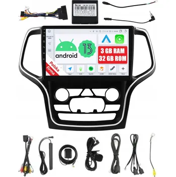 Autorádio ANDROID RÁDIO S NAVIGACÍ pro JEEP GRAND CHEROKEE MK2, 3/32 GB, DSP, CARPLAY, LTE