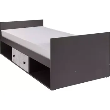 Ložnicová sestava Postel Tommy 90cm Grafit/Enigma