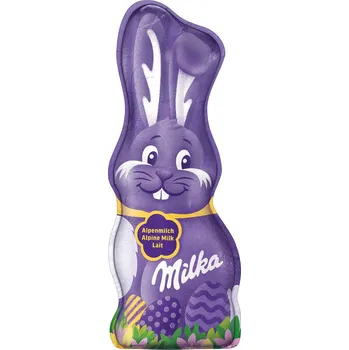 Čokoláda Milka Velikonoční veselý zajíček z mléčné čokolády 45 g