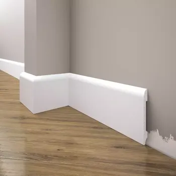 soklová lišta Podlahová lišta Elegance LPC-11-101 bílá mat