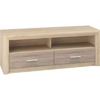 Obývací stěna TV skříňka Castel 138cm dub sonoma/ sonoma lanýž