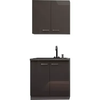 Kuchyňská linka Kuchyňská linka Grey 80cm bez pracovní desky