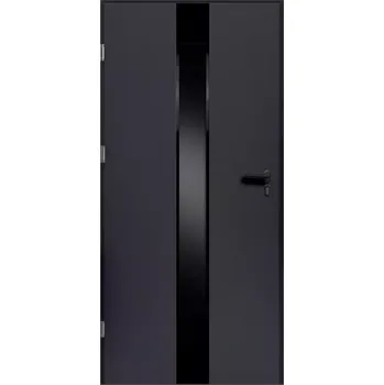 Interiérové dveře Vchodové dveře Flora S68 90L Antracit