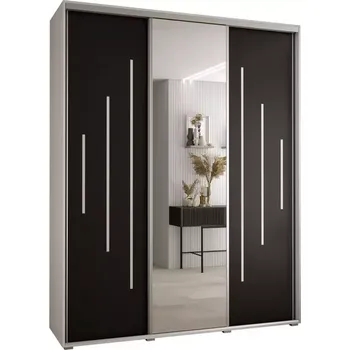 Předsíňová stěna Skříň 45 Canaris 13 200 bílá/černá/silver