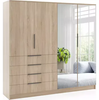 Kancelářská sestava Skříň Bogota 200 sonoma+rukojeť černá