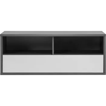 Obývací stěna TV Stolek Zonda 120 cm Bílý/Šedá