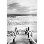 Obraz Canvas 60x80 ST661 B&W Sea CA-13938