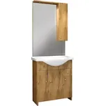 Skříňka s umyvadlem Bratislava 65 zlatý dub