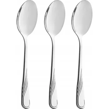 Příbor POLÉVKOVÉ LŽÍCE JÍDELNÍ PŘÍBORY SADA 3 ks SADA PŘÍBORŮ KAMILLE