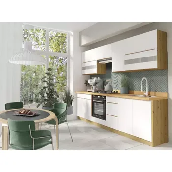 Kuchyňská linka Kuchyňská linka Glamour 260 C Plus s pracovní deskou white