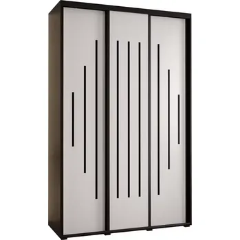 Předsíňová stěna Skříň 45 Canaris 12 160 černá/bílá/černá