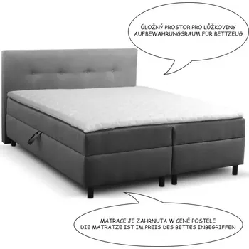 Sedací souprava Postel Sara 140x200 Enjoy 23