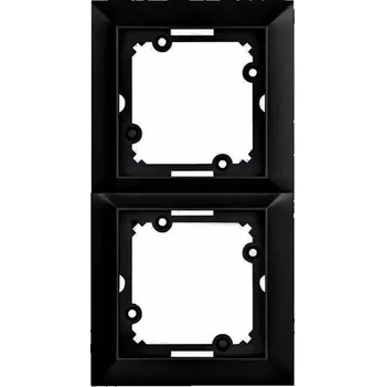 vypínač Rámeček 2násobný Medium černý