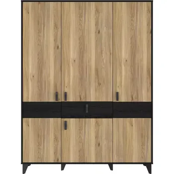 Kancelářská sestava Skříň 150 Liona LYAS831-M688 dub mauvella/dub cabezone