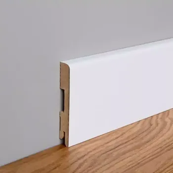 Obklad Podlahová lišta MDF Foge LB1 120 bílá polmat