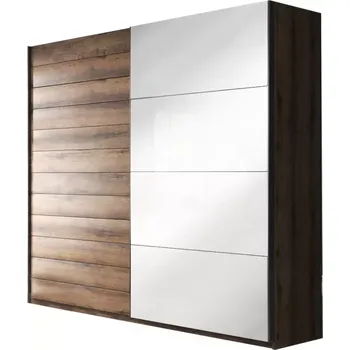 Předsíňová stěna Skříň Beta 221cm Dub Monastery/černý