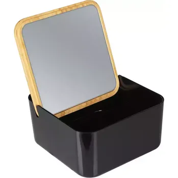 Zrcadlo Organizér se zrcadlem arde černý
