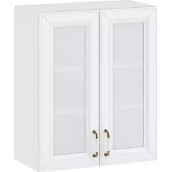 Kuchyňská skříňka Patricia 60cm, bílá, G60 2D sklo