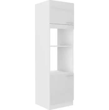 Kuchyňská Skříňka Lara 60dpm-210 2f Bb Mdf Bílá Lesk