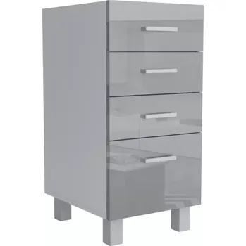 Kuchyňská skříňka Kuchyňská Skříňka Lucjan 40d 4s lux šedá