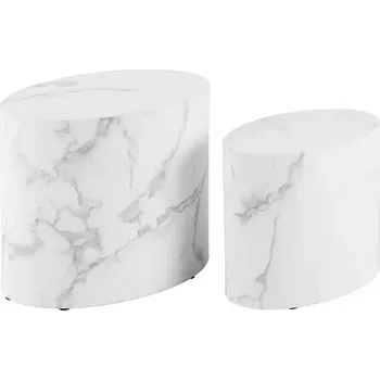 Obývací stěna Konferenční Stolek Fado White Marble