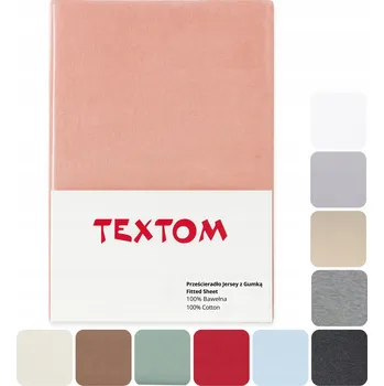 Prostěradlo PROSTĚRADLO S GUMOU 200x220 +30 cm BAVLNA JERSEY VYSOKÉ ŠPINAVĚ RŮŽOVÁ