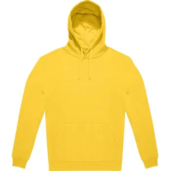 Pánská mikina Pánská mikina s kapucí Hoodie s bavlnou 80% Barva: Žlutá, Velikost: XS