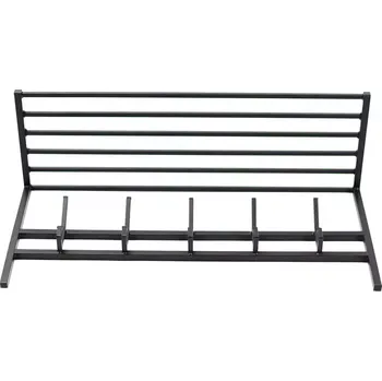 Věšák kovový s policí Loft černý 35x75x25.5cm