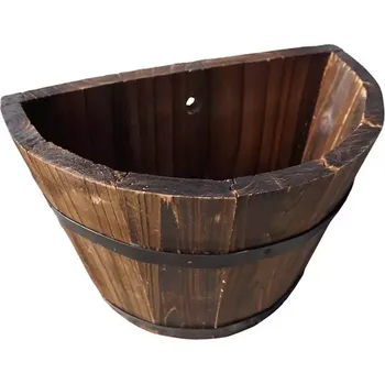 Dřevěný květináč 24x13,5x17,5 cm XL013C