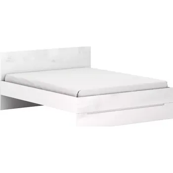 Ložnicová sestava Postel Hill 160x200cm Bílý Lesk/Bílý Mat