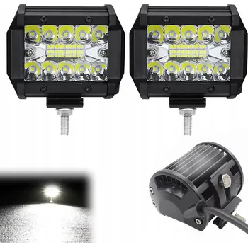 Přídavný světlomet PRACOVNÍ LED SVĚTLO PANEL SADA 2 KS 480W Super jasné světlo 12V - 24V