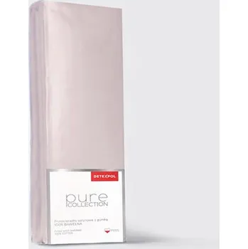 Prostěradlo Detexpol Saténové napínací prostěradlo Pure Collection pudrově růžová 220X200 ZG
