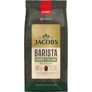 Káva Jacobs Barista Crema Italiano zrnková káva 1kg 1kg