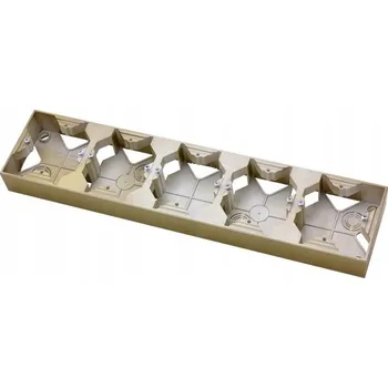 Elektroinstalační krabice OSPEL IMPRESJA PNP-5Y/28 Instalační krabice pro řadu IMPRESJA, pěti-násobná