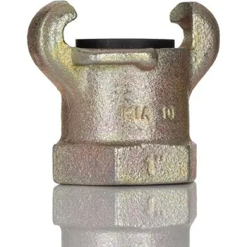 Pneumatická rychlospojka, Železo, přípojka se závitem: NPT 1 vnitřní Se závitem 1in RS PRO