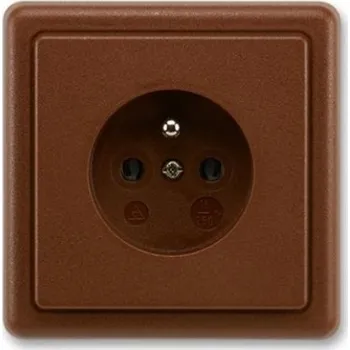 Elektrická zásuvka Instalační zásuvka 5517-2389 H3, Classik, hnědá