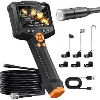 INSPEKČNÍ KAMERA 5M IP67 FULL HD ENDOSKOP BEZDRÁTOVÝ 2000MAH TYP C
