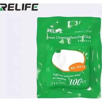 Utěrka Bílá bezprašná utěrka 100 ks RL-045A