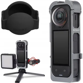 Rychloupínací držák Sunnylife pro Insta360 X5 + Ochranný kryt objektivu