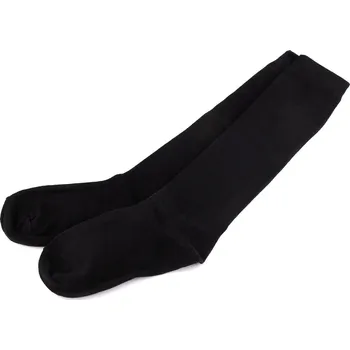 Dámské ponožky Dámské / dívčí bavlněné podkolenky hladké, velké, 9 černá