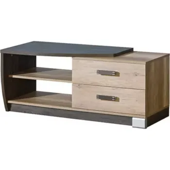 Obývací stěna TV stolek Romero 120 cm pravý, dub canyon/arusha