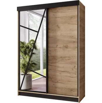 Kancelářská sestava Skříň Vena 167 dub craft zlatý + dub craft zlatý