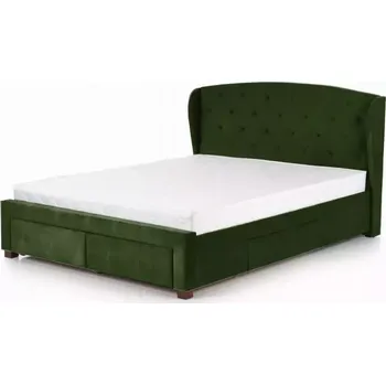 Sedací souprava Postel Sabrina 160 zelená/ořech
