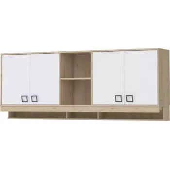 Dětská skříň Závesná skříňka Kiki MKR-BK/KI-15 beech/white